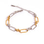Ximena Two Tone Chain Bracelet