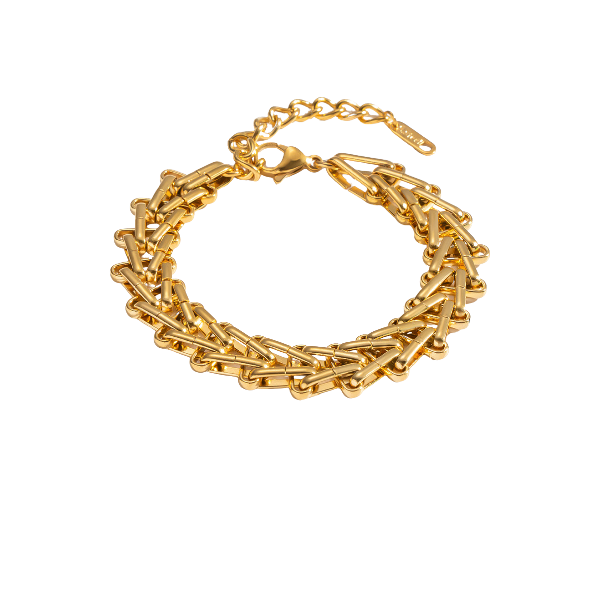 Bella Gold Thick Chain Bracelet