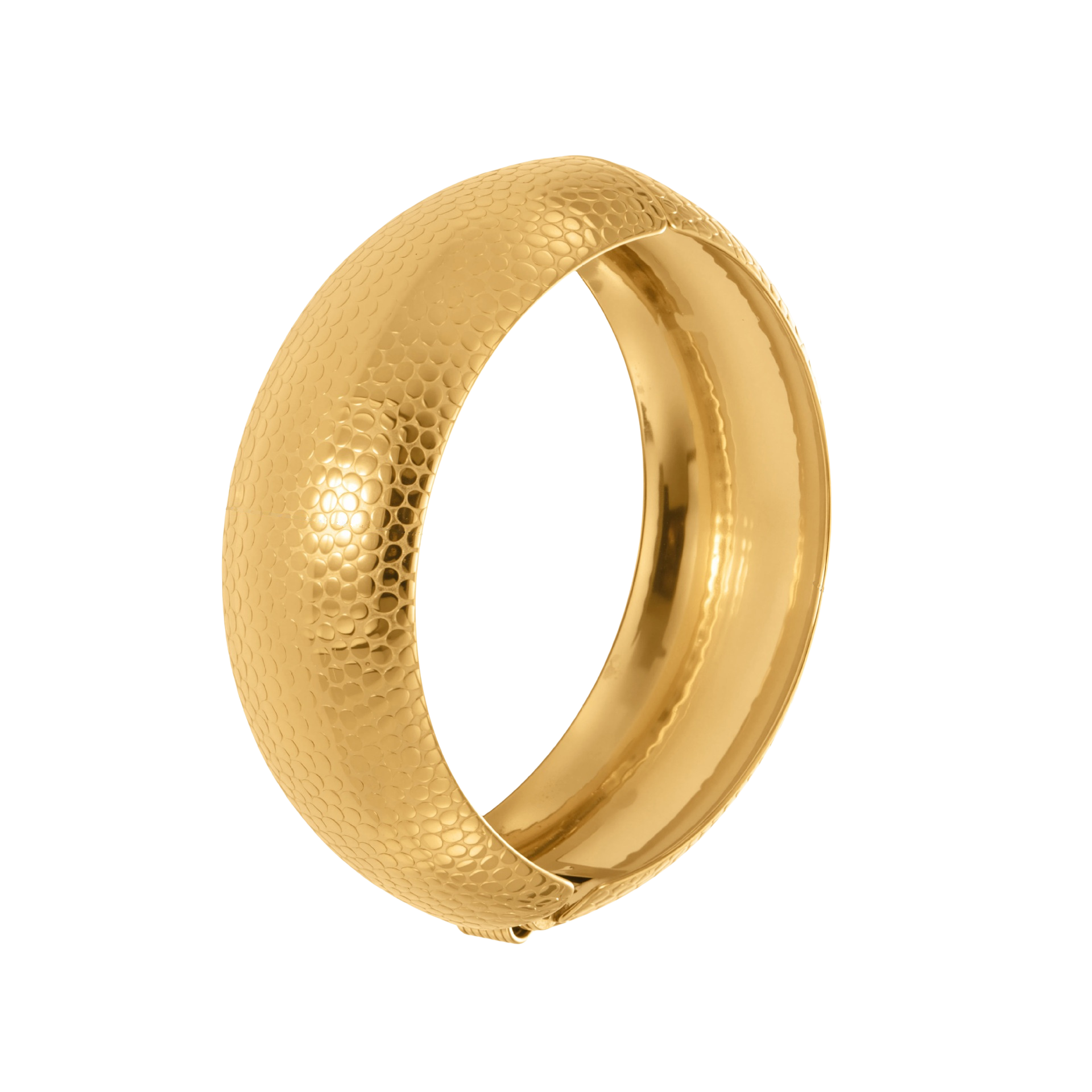 Savannah Bei Gold Tone Statement Bangle