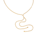 Aitana Gold Tone Drop Necklace