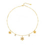 Maeve Rae Gold Tone Flower Zircon Necklace